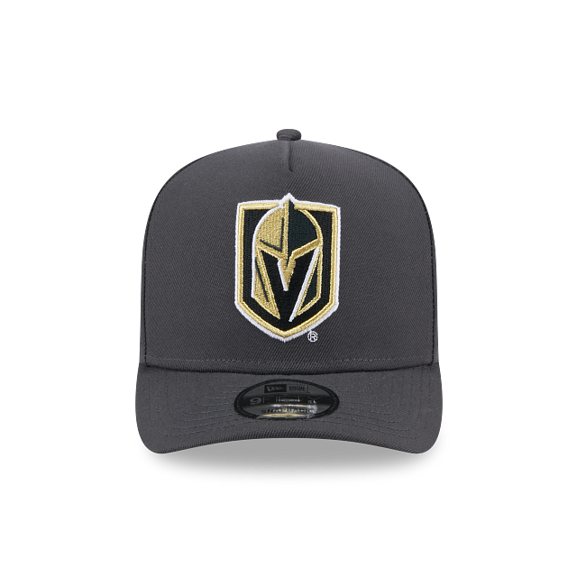 LAS VEGAS KNIGHTS 9FIFTY A-FRAME NEW ERA NHL GREY SNAPBACK HAT