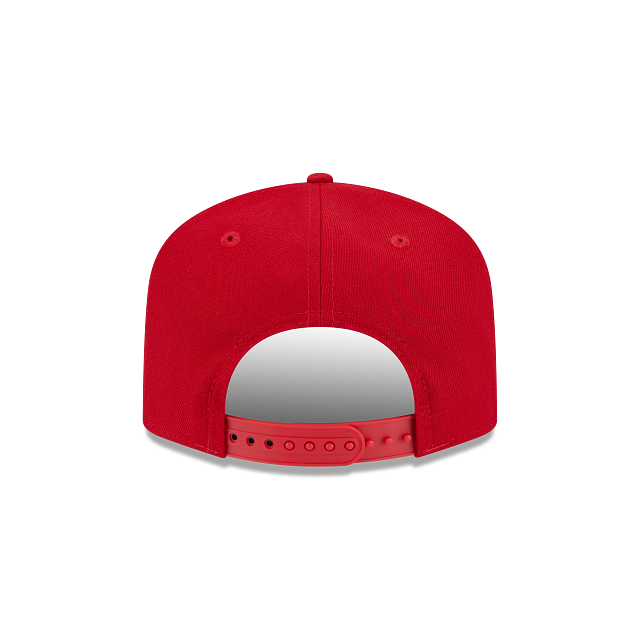 DETROIT RED WINGS 9FIFTY A-FRAME NEW ERA NHL RED SCRIPT SNAPBACK HAT