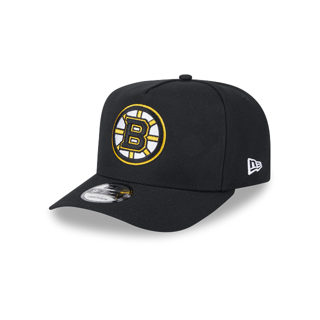 BOSTON BRUINS NEW ERA NHL 9SEVENTY ADJUSTABLE BLACK SNAPBACK HAT