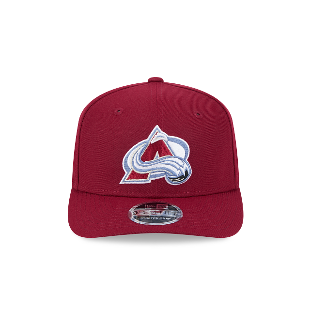 COLORADO AVALANCHES NEW ERA NHL 9SEVENTY ADJUSTABLE MAROON SNAPBACK HAT