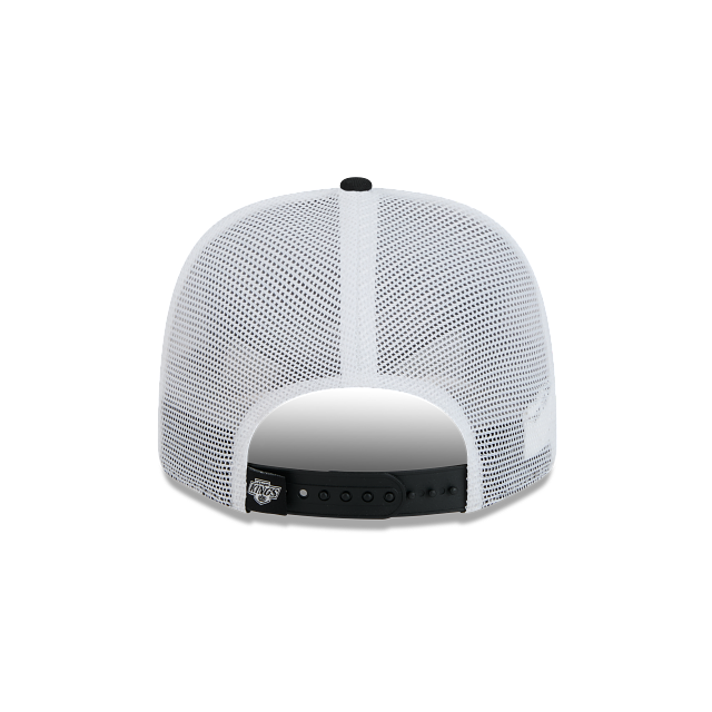 LOS ANGELES KINGS NEW ERA NHL 9SEVENTY ADJUSTABLE BLACK TRUCKER SNAPBACK HAT