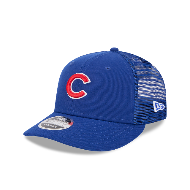 CHICAGO CUBS 9FIFTY NEW ERA LOW PROFILE BLUE MESH SNAPBACK HAT