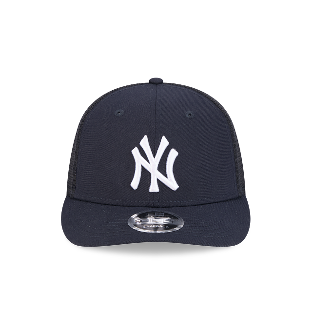 NEW YORK YANKEES 9FIFTY NEW ERA LOW PROFILE DARK NAVY MESH SNAPBACK HAT