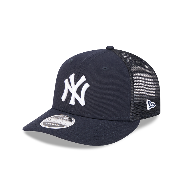 NEW YORK YANKEES 9FIFTY NEW ERA LOW PROFILE DARK NAVY MESH SNAPBACK HAT