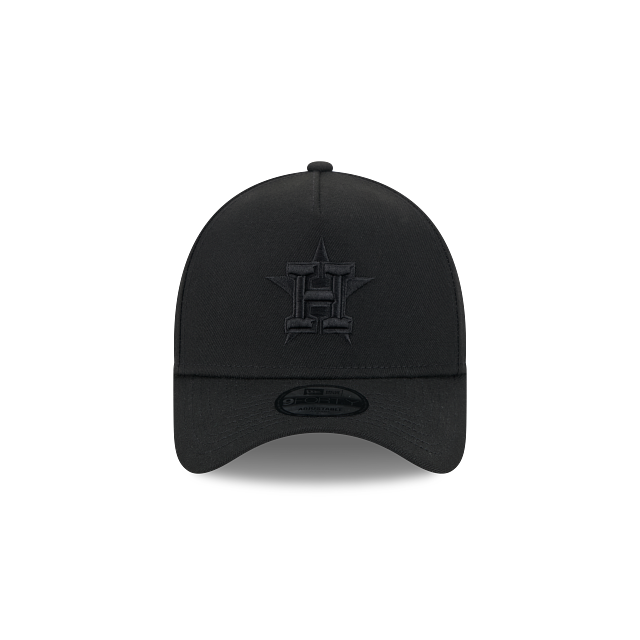 HOUSTON ASTROS 9FORTY A-FRAME NEW ERA BLACKOUT SNAPBACK HAT