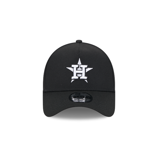 HOUSTON ASTROS 9FORTY A-FRAME NEW ERA BLACK/WHITE SNAPBACK HAT