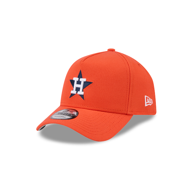 HOUSTON ASTROS 9FORTY A-FRAME NEW ERA ORANGE SNAPBACK HAT