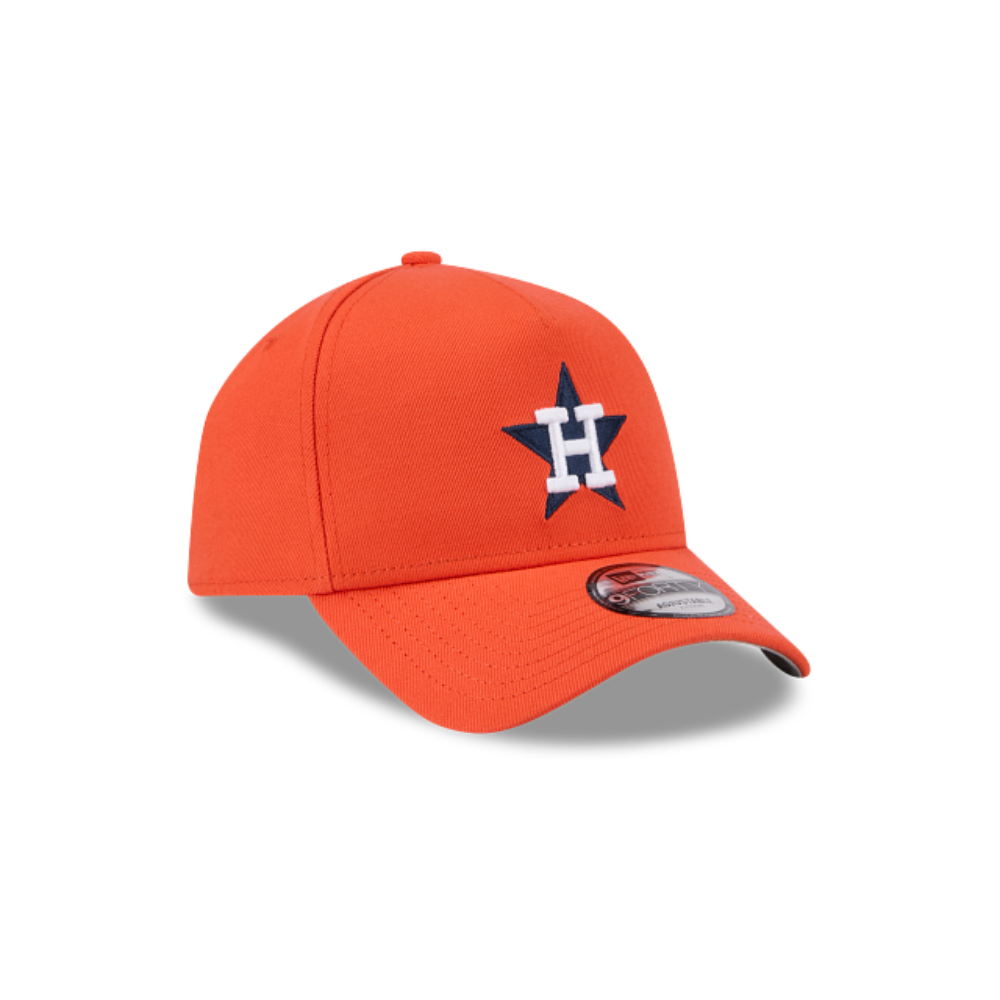 HOUSTON ASTROS 9FORTY A-FRAME NEW ERA ORANGE SNAPBACK HAT