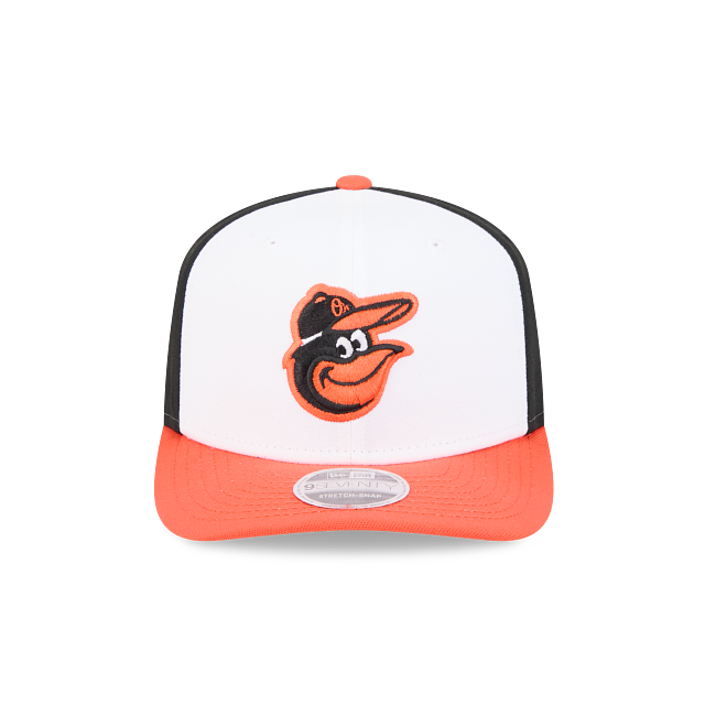 BALTIMORE ORIOLES 9SEVENTY NEW ERA BLACK/ORANGE/WHITE SNAPBACK HAT