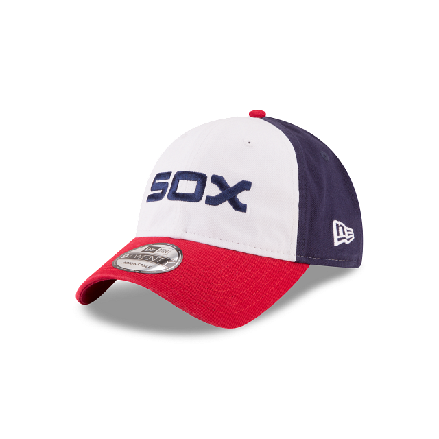 CHICAGO WHITE SOX NEW ERA 9TWENTY CORE CLASSIC RED BLUE & WHITE ADJUSTABLE HAT