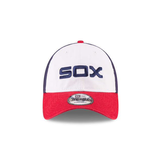 CHICAGO WHITE SOX NEW ERA 9TWENTY CORE CLASSIC RED BLUE & WHITE ADJUSTABLE HAT