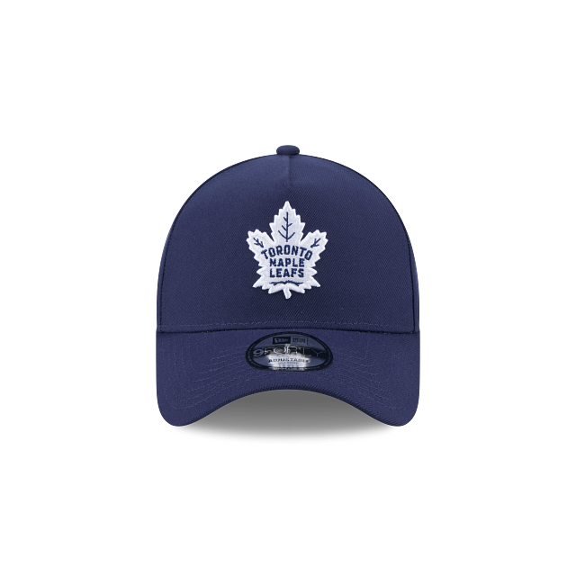TORONTO MAPLE LEAFS 9FORTY A-FRAME NEW ERA NAVY SNAPBACK HAT