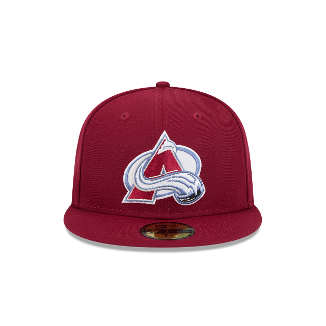 COLORADO AVALANCHES NEW ERA NHL 59FIFTY MAROON FITTED HAT