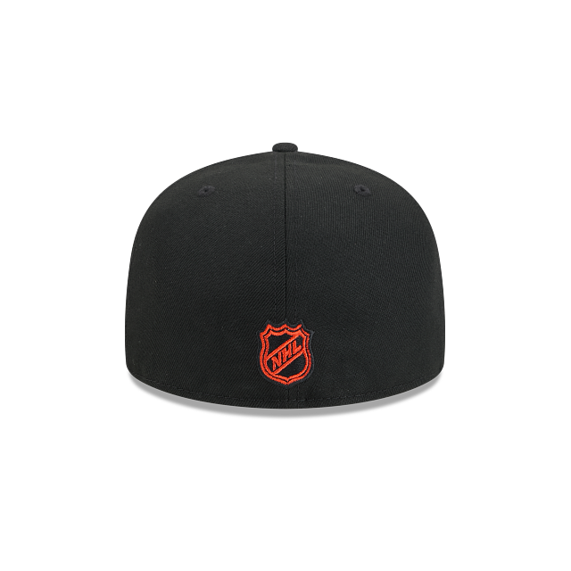 PHILADELPHIA FLYERS NEW ERA NHL 59FIFTY BLACK FITTED HAT