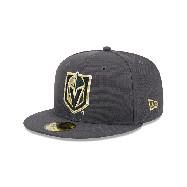 LAS VEGAS GOLDEN KNIGHTS NEW ERA NHL 59FIFTY GREY FITTED HAT