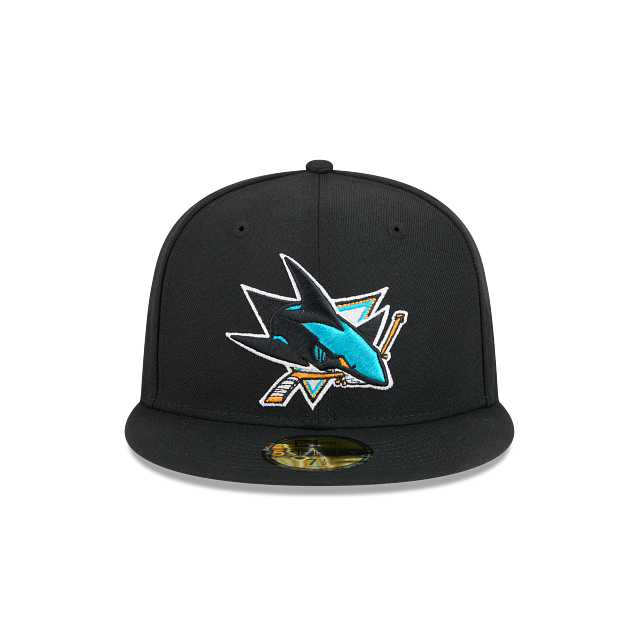 SAN JOSE SHARKS NEW ERA NHL 59FIFTY BLACK FITTED HAT