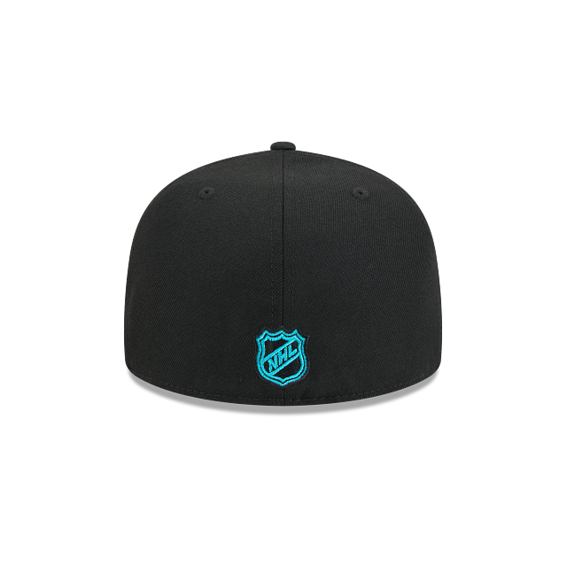 SAN JOSE SHARKS NEW ERA NHL 59FIFTY BLACK FITTED HAT