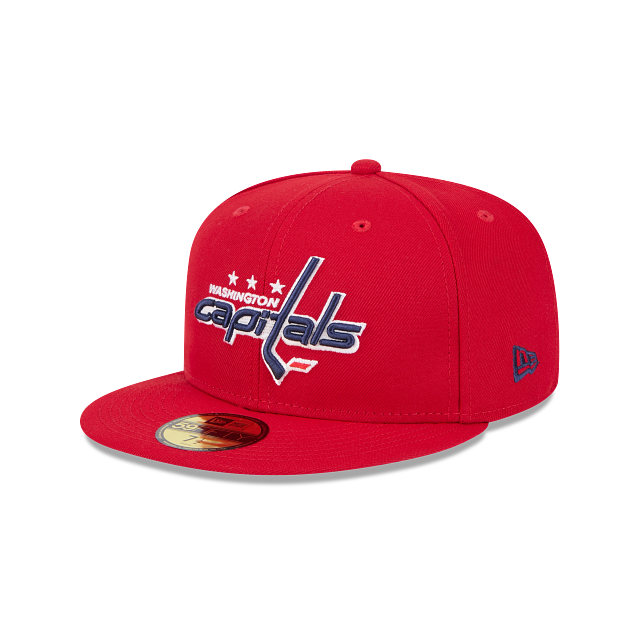 WASHINGTON CAPITALS NEW ERA NHL 59FIFTY RED FITTED HAT