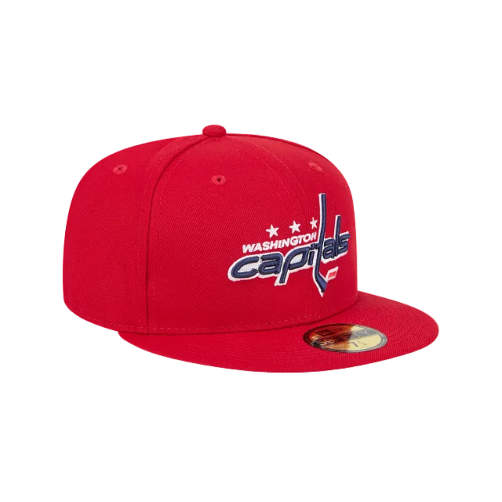 WASHINGTON CAPITALS NEW ERA NHL 59FIFTY RED FITTED HAT