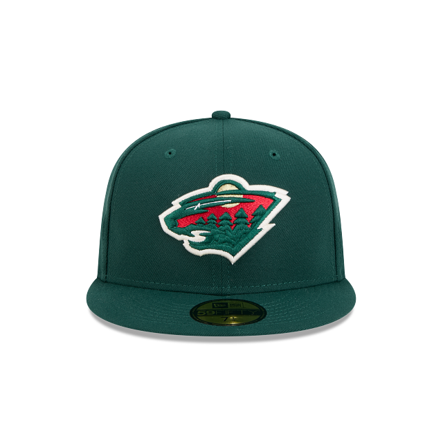 MINNESOTA WILD NEW ERA NHL 59FIFTY GREEN FITTED HAT
