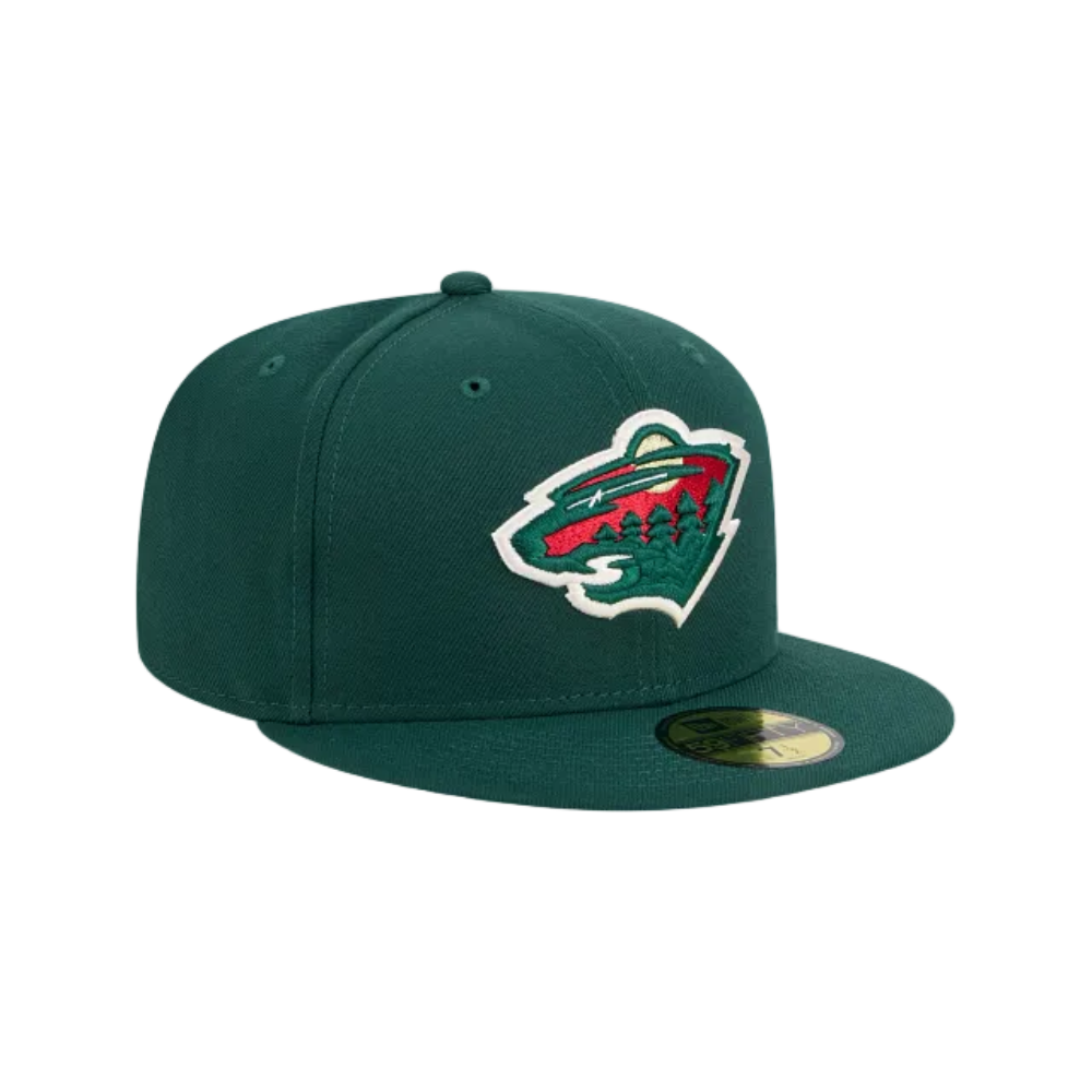 MINNESOTA WILD NEW ERA NHL 59FIFTY GREEN FITTED HAT