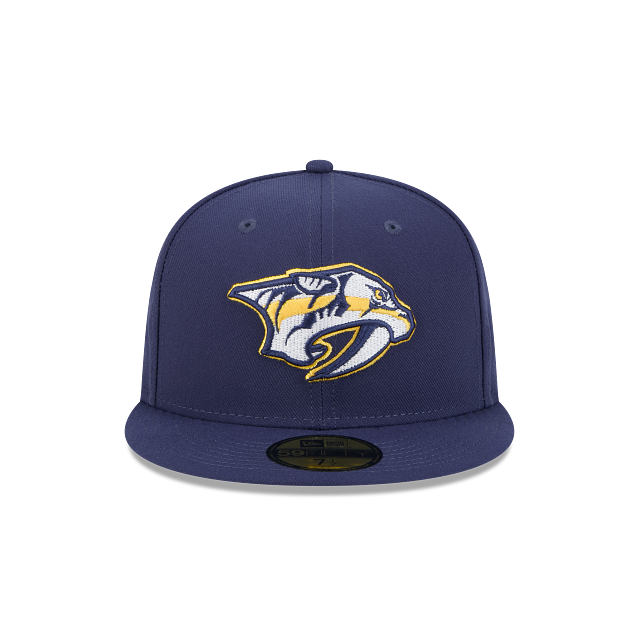 NASHVILLE PREDATORS NEW ERA NHL 59FIFTY NAVY FITTED HAT