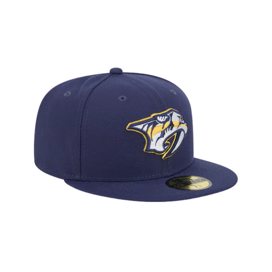 NASHVILLE PREDATORS NEW ERA NHL 59FIFTY NAVY FITTED HAT