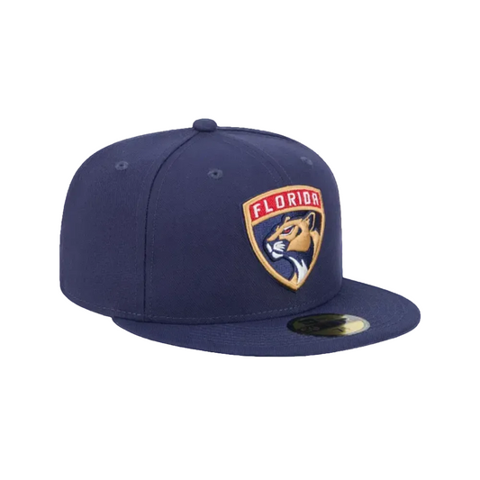 FLORIDA PANTHERS NEW ERA NHL 59FIFTY NAVY FITTED HAT
