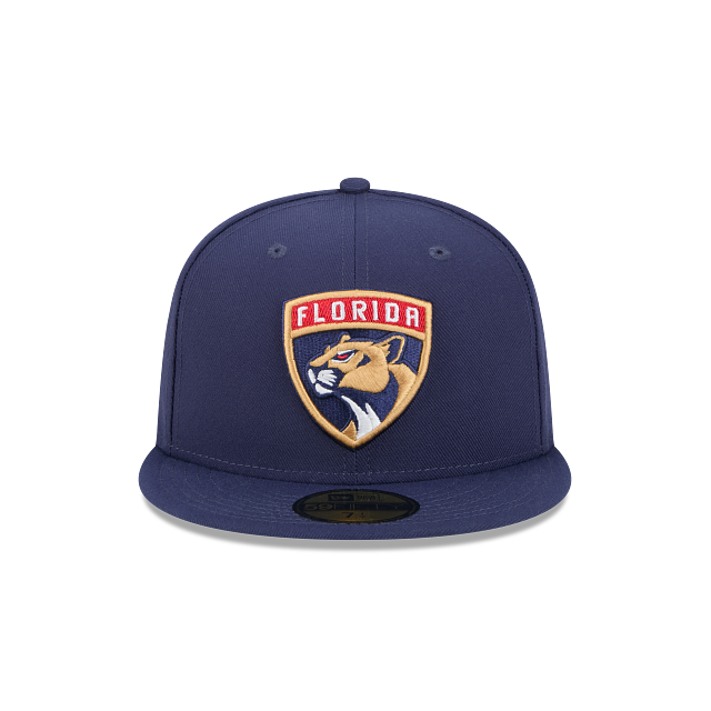 FLORIDA PANTHERS NEW ERA NHL 59FIFTY NAVY FITTED HAT