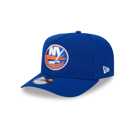 NEW YORK ISLANDERS 9FIFTY A-FRAME NEW ERA NHL BLUE SNAPBACK HAT