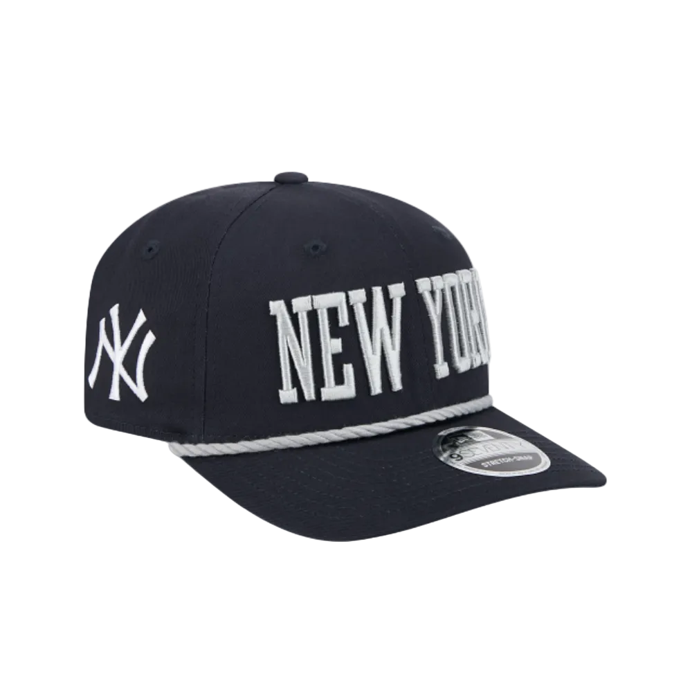 NEW YORK YANKEES 9SEVENTY NEW ERA ROPE DARK NAVY SNAPBACK HAT