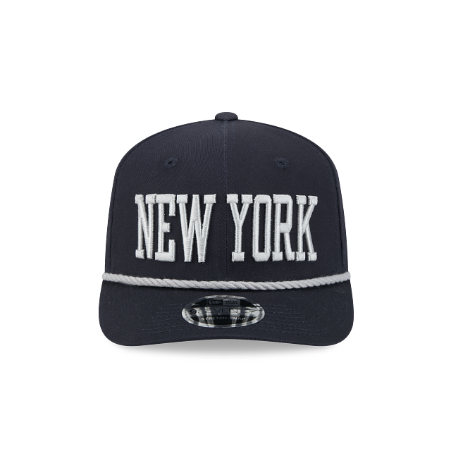 NEW YORK YANKEES 9SEVENTY NEW ERA ROPE DARK NAVY SNAPBACK HAT