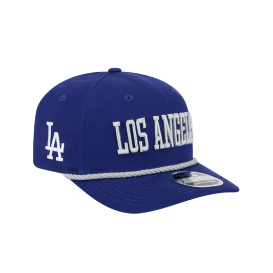 LOS ANGELES DODGERS 9SEVENTY NEW ERA ROPE BLUE SNAPBACK HAT