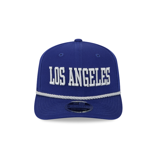 LOS ANGELES DODGERS 9SEVENTY NEW ERA ROPE BLUE SNAPBACK HAT