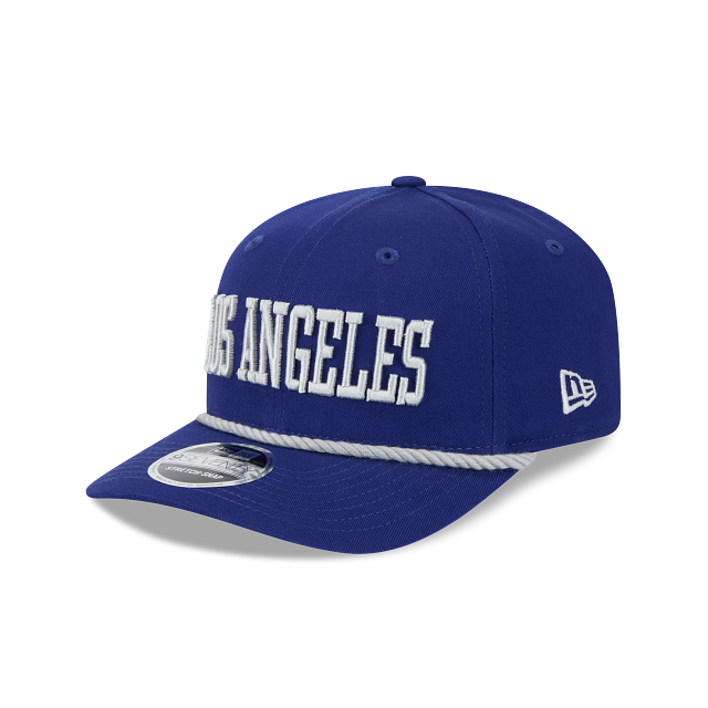 LOS ANGELES DODGERS 9SEVENTY NEW ERA ROPE BLUE SNAPBACK HAT