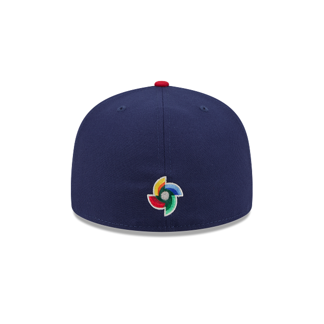 USA BASEBALL NEW ERA 59FIFTY 2TONE NAVY RED FITTED HAT