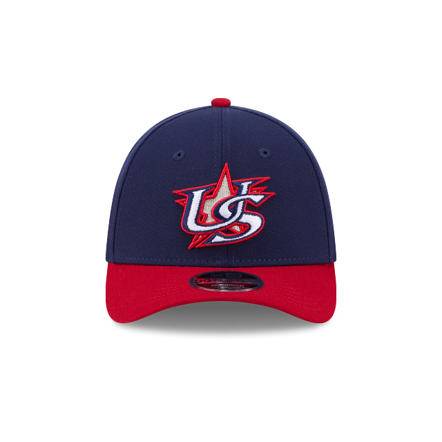 USA BASEBALL 39THIRTY NEW ERA 2TONE NAVY/RED FITTED HAT