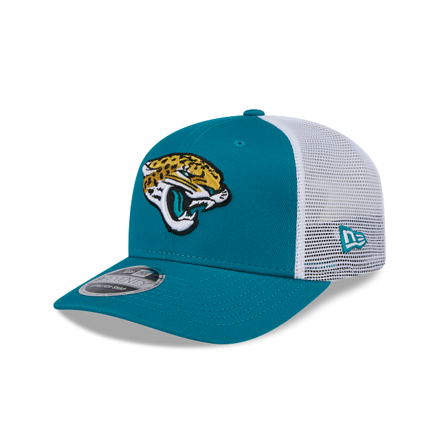 JACKSONVILLE JAGUARS 9SEVENTY NEW ERA TEAL TRUCKER SNAPBACK HAT