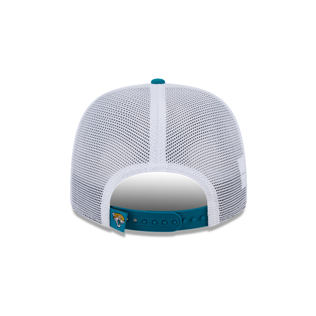JACKSONVILLE JAGUARS 9SEVENTY NEW ERA TEAL TRUCKER SNAPBACK HAT