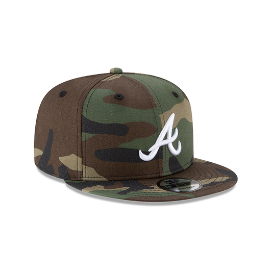 ATLANTA  BRAVES 9FIFTY NEW ERA CAMOFLAUGE SNAPBACK HAT