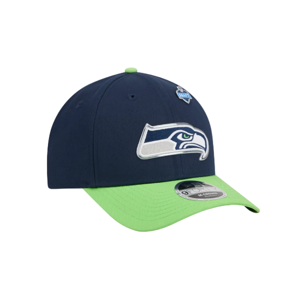 SEATTLE SEAHAWKS 9FORTY M-CROWN 2026 DRAFT NEW ERA 2TONE SNAPBACK HAT