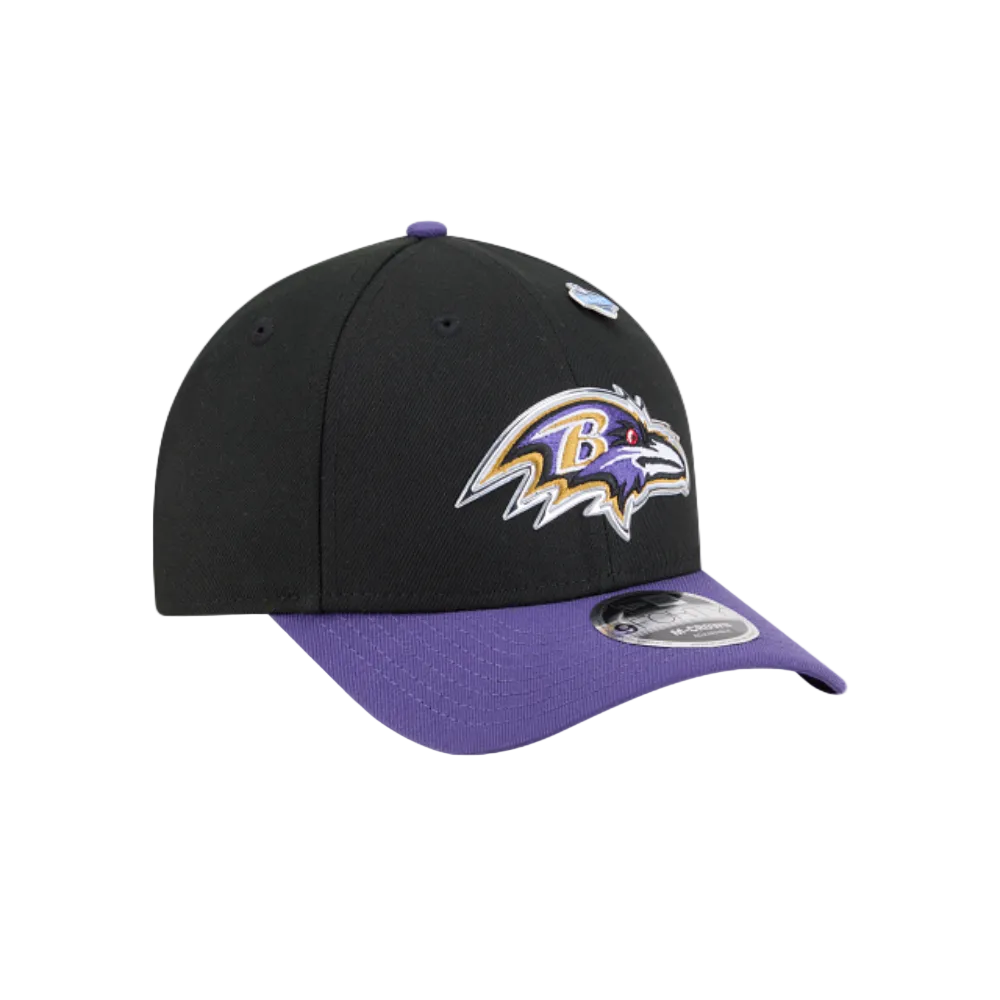 BALTIMORE RAVENS 9FORTY M-CROWN 2026 DRAFT NEW ERA 2TONE SNAPBACK HAT