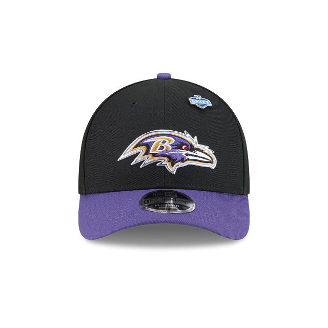 BALTIMORE RAVENS 9FORTY M-CROWN 2026 DRAFT NEW ERA 2TONE SNAPBACK HAT