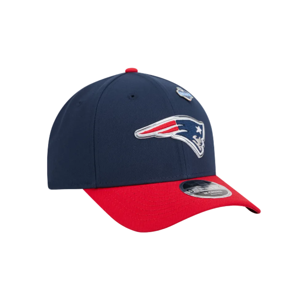 NEW ENGLAND PATRIOTS 9FORTY M-CROWN 2026 DRAFT NEW ERA 2TONE SNAPBACK HAT