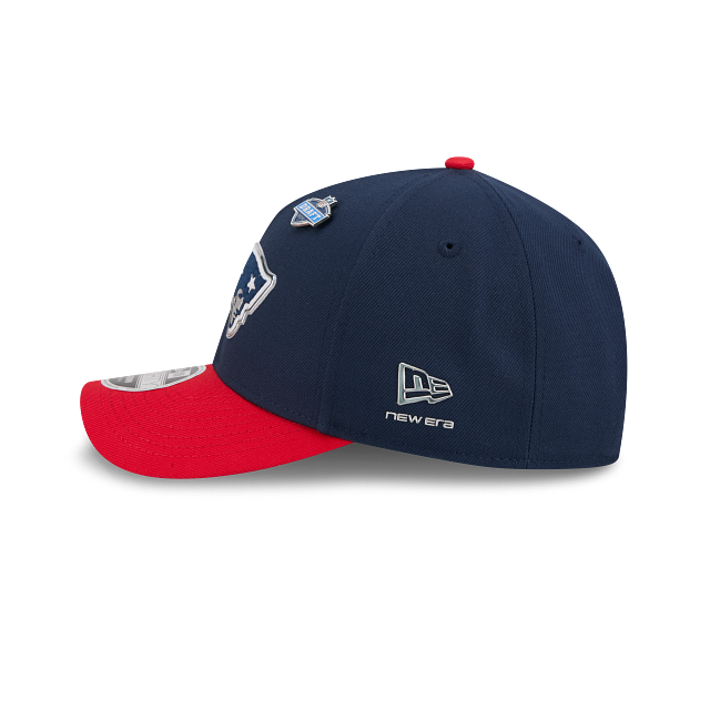 NEW ENGLAND PATRIOTS 9FORTY M-CROWN 2026 DRAFT NEW ERA 2TONE SNAPBACK HAT
