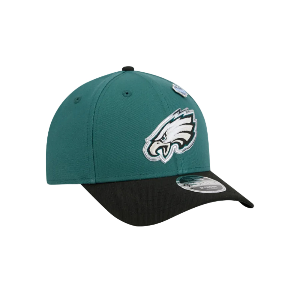 PHILADELPHIA EAGLES 9FORTY M-CROWN 2026 DRAFT NEW ERA 2TONE SNAPBACK HAT