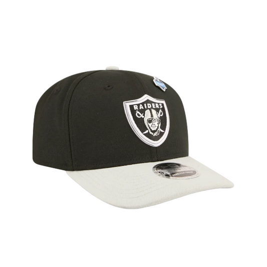 LAS VEGAS RAIDERS 9SEVENTY 2026 DRAFT NEW ERA 2TONE SNAPBACK HAT