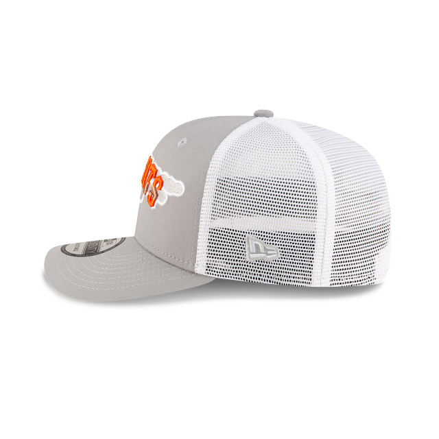 SAN FRANCISCO GIANTS 9SEVENTY NEW ERA GREY TRUCKER SNAPBACK HAT