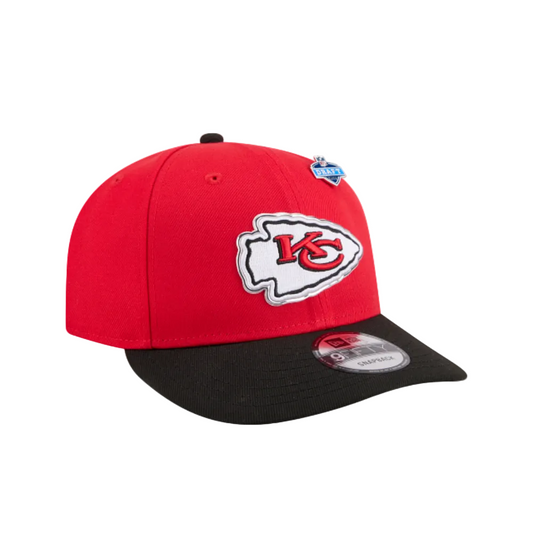 KANSAS CITY CHIEFS 9FIFTY PRE-CURVED 2026 DRAFT NEW ERA 2TONE SNAPBACK HAT