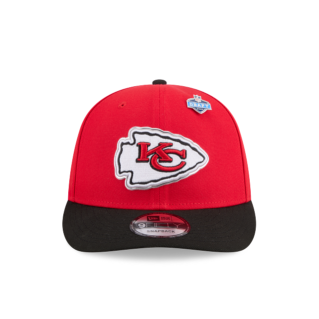 KANSAS CITY CHIEFS 9FIFTY PRE-CURVED 2026 DRAFT NEW ERA 2TONE SNAPBACK HAT